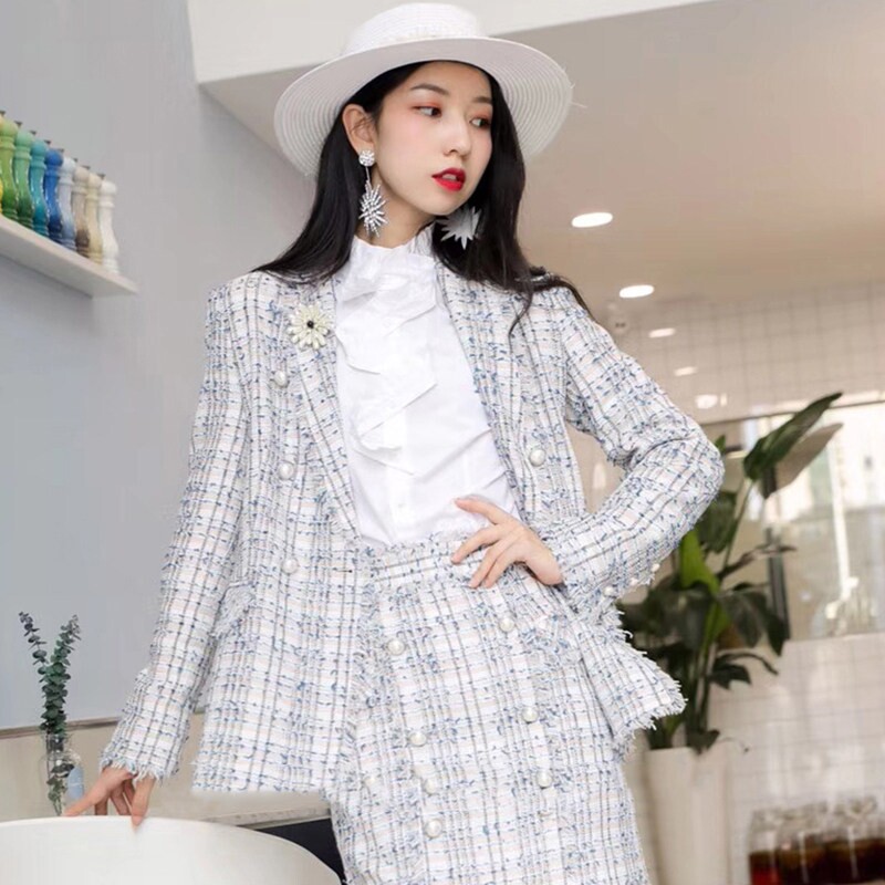 2022 Amasch new special autumn small fragrant wind suit jacket female 5400299-4A16775-001