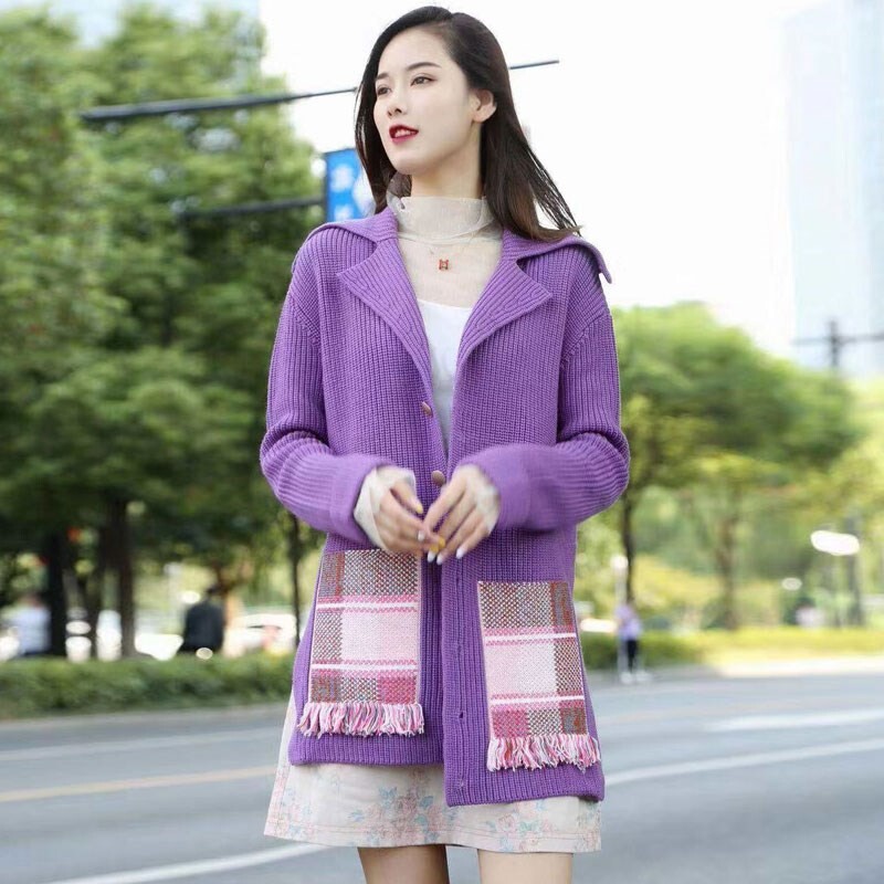 20202 years Amasch New special autumn women's wool sweater knit jacket 5499070-7T08744-003