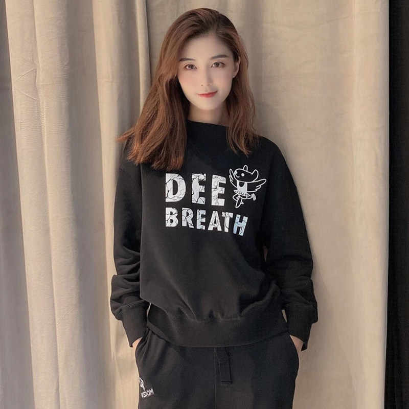 Oamashi flag 2022 new letter printing casual thick cotton lady 530050503-42205AA-001