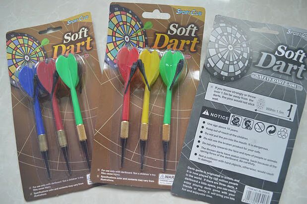 2 mảnh phi tiêu an toàn dính liền phi tiêu điện tử phi tiêu phi tiêu một phi tiêu 3 phi tiêu bên trong - Darts / Table football / Giải trí trong nhà bia ném phi tiêu