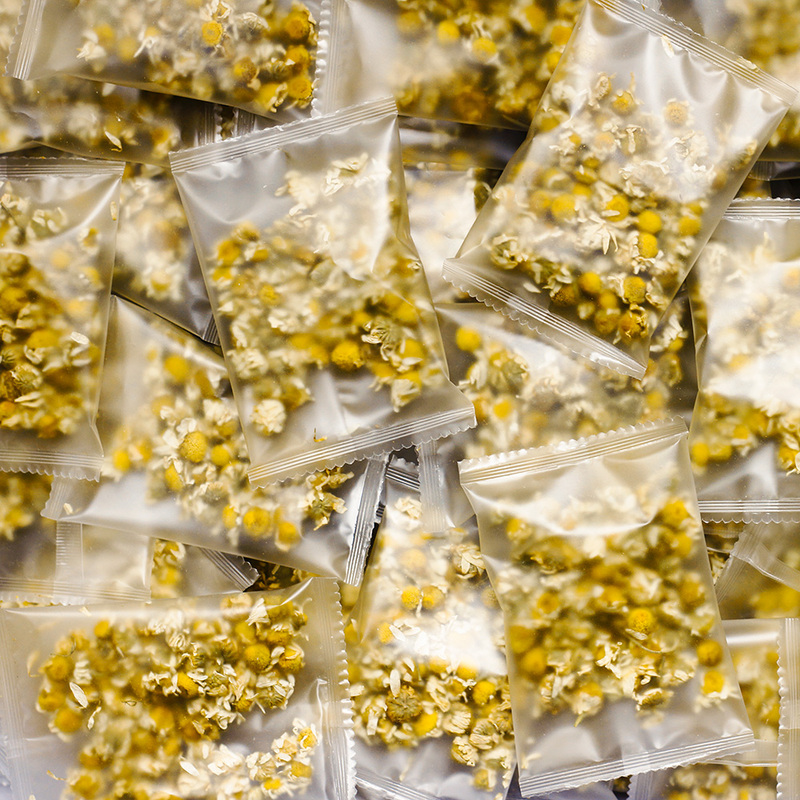Chamomile Flower Tea, German Citrus Tea, Dried Flowers for Brewing, Anti-Allergy, Small Packaged Herbal Tea, Fresh Sleep Aid Herbal Tea