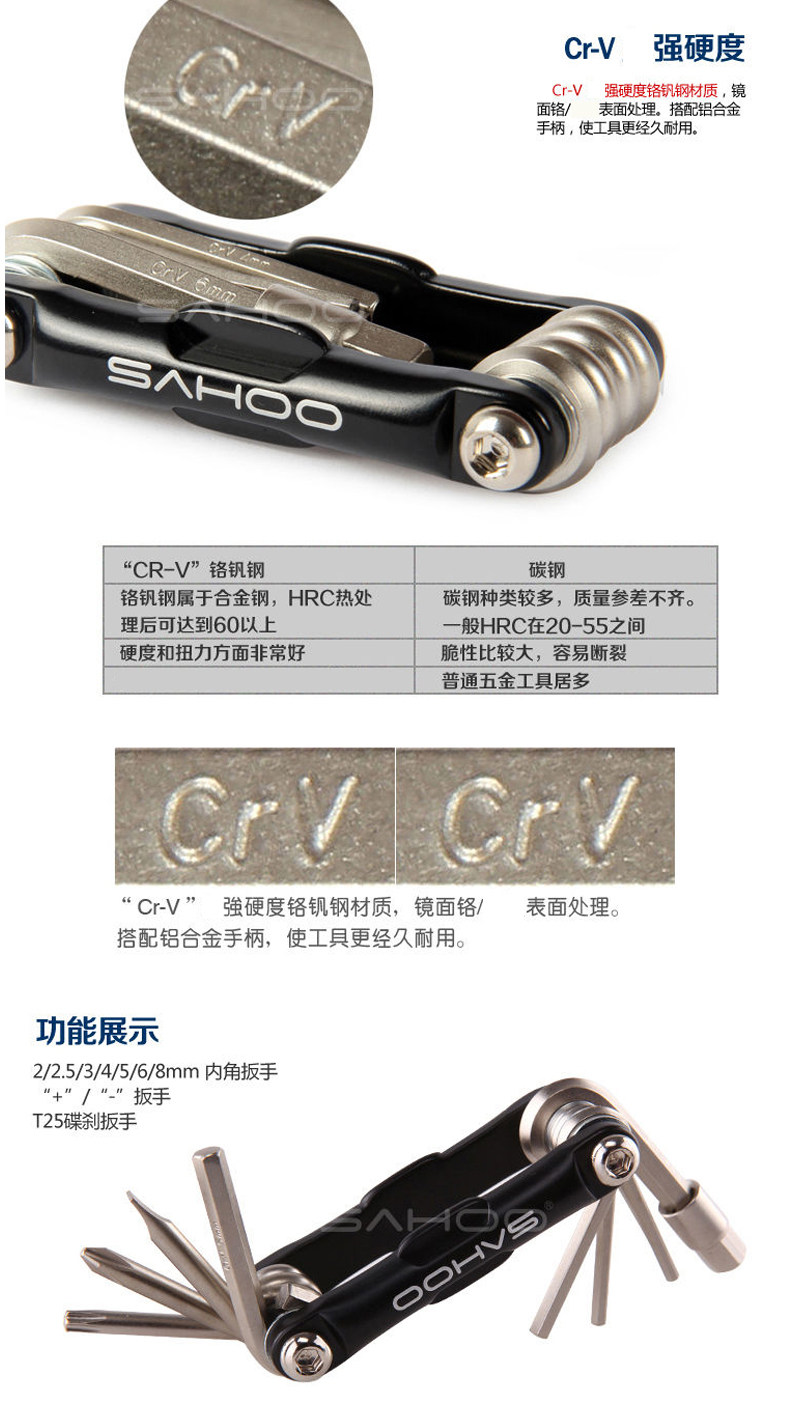 Outils pour vélo SAHOO - Ref 2280560 Image 10