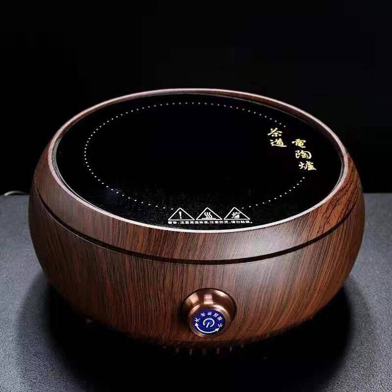 Small electric ceramic stove tea stove small boiling tea stove desktop mini tea brewer iron pot glass pot home light wave stove to cook tea