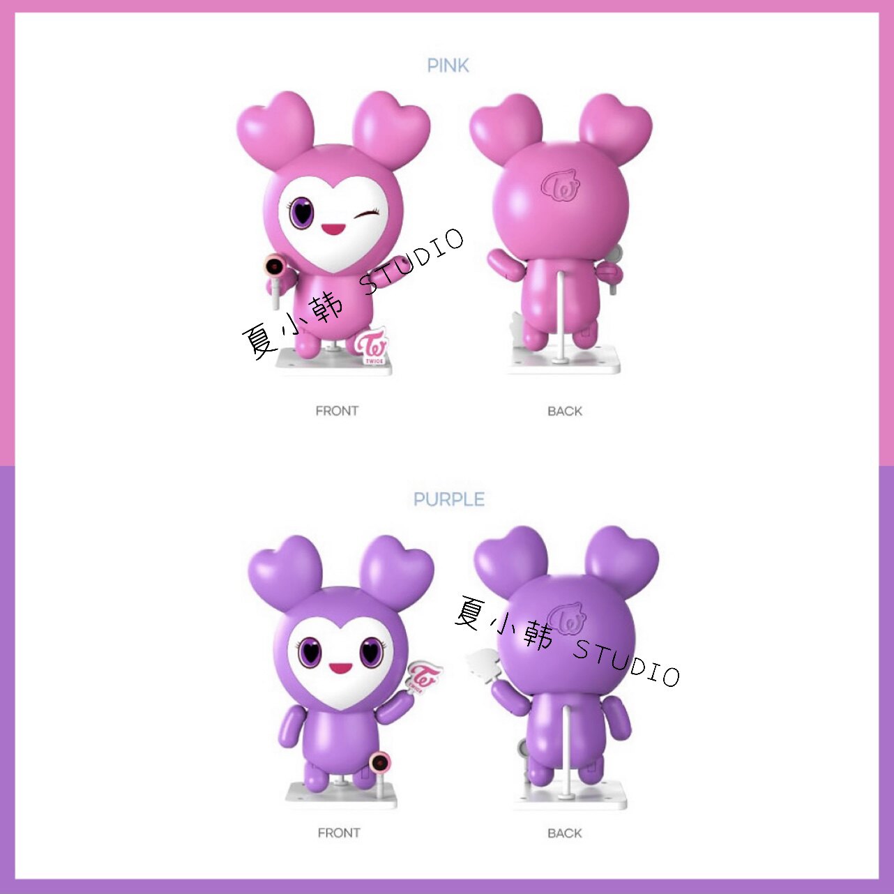 全款预售twice Lovely Plastic Model 官方周边拼装手办 小卡