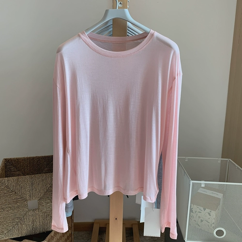 Тонкий летний лонгслив, одежда для защиты от солнца, оверсайз