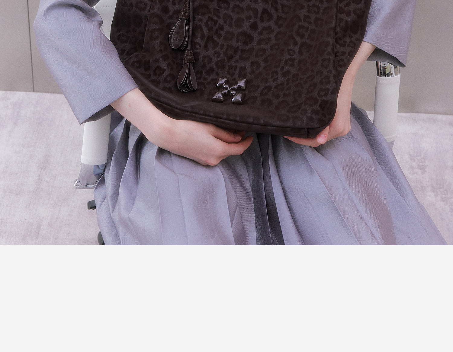 JACD Leopard Print Faux Leather Shoulder Bag