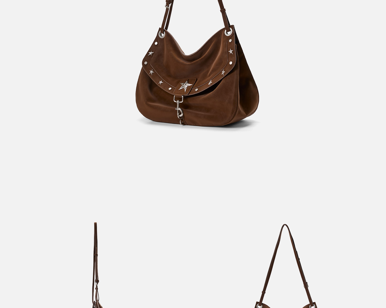JACD Mist Purple Flap-Top Shoulder Bag