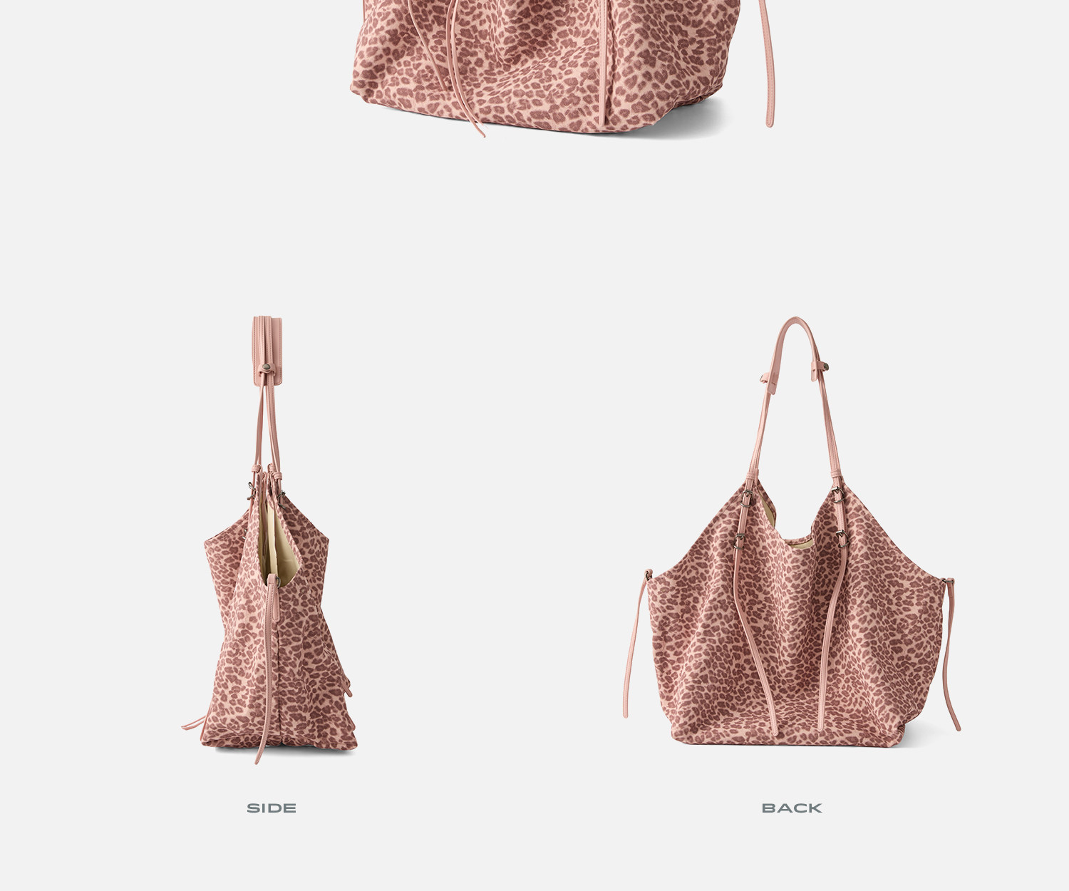 JACD Magnetic Snap Leather Tote Bag