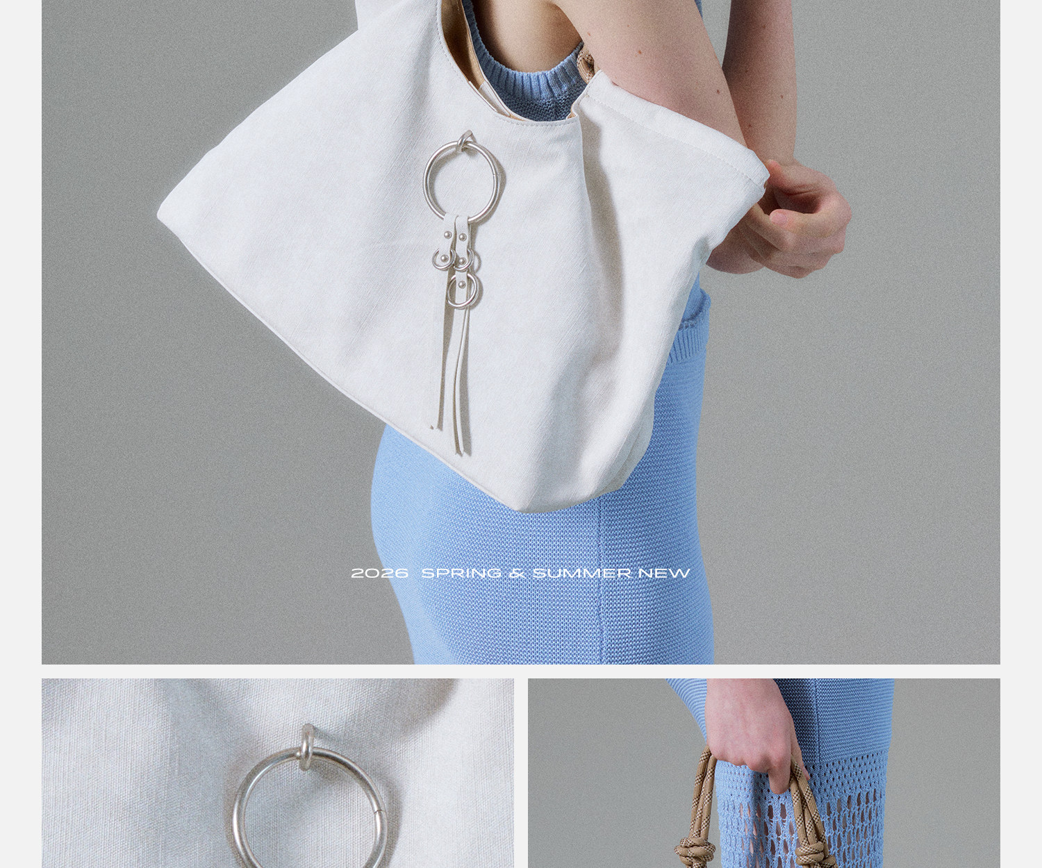 JACD Leather Magnetic Snap Shoulder Tote Bag