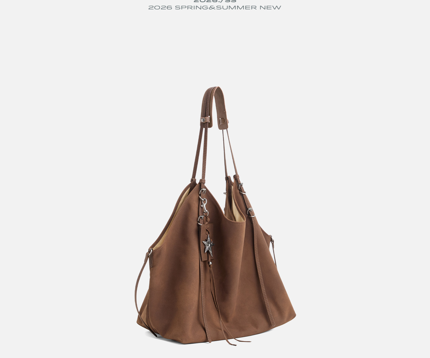 JACD Leopard Print Faux Leather Hobo Bag