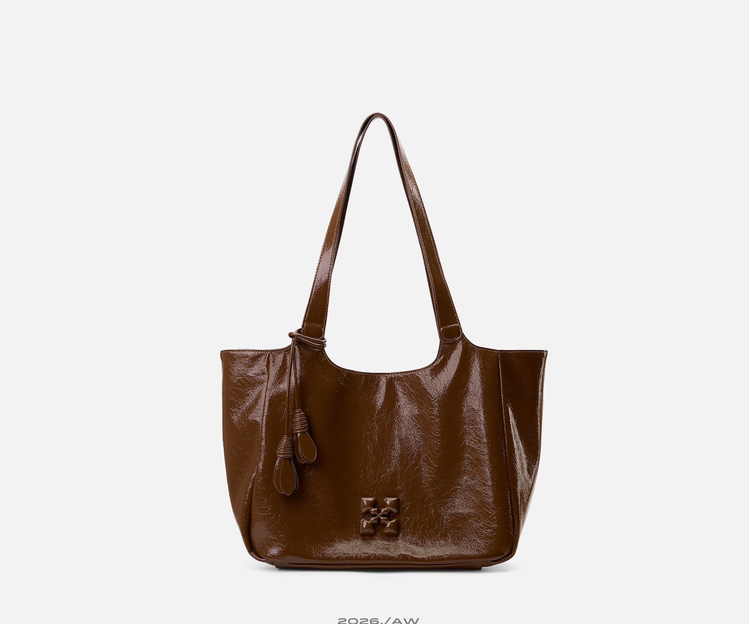 JACD Leopard Print Faux Leather Shoulder Bag