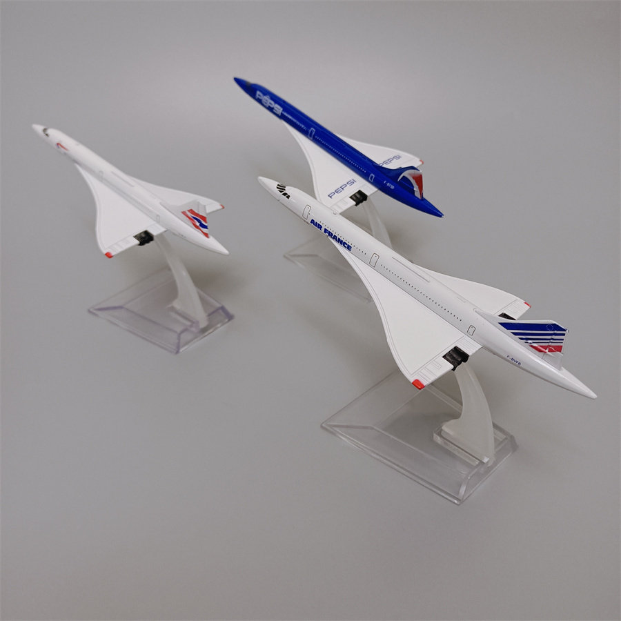 British Concorde French Concorde Pepsi Concorde Alloy Model