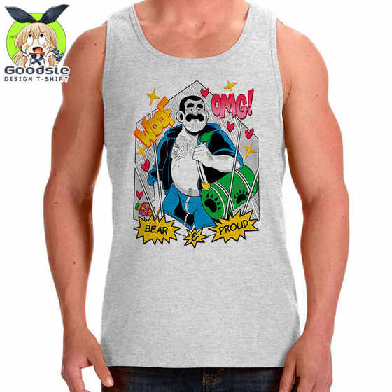 
Fitness and sports domineering motocross vest pulling sleeveless loose T-shirt for men's spring and summer hives