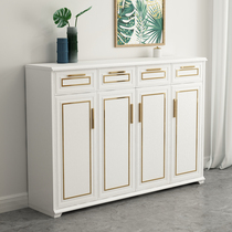Nordic light luxury household door shoe cabinet Simple modern door Large capacity locker Entrance cabinet Foyer cabinet Balcony