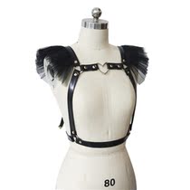 BAY High-end Customised Fan-style Flying Shoulder Mesh Yarn Caring Belt Harness