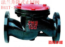 H41T-16 Cast Iron Flange Lifting Check Valve Flange Check Valve DN50 80 100