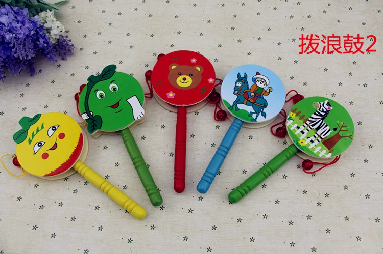 Trường mẫu giáo nhạc cụ trẻ em Orff bộ gõ nhạc bằng gỗ đồ chơi castanets cát búa rầm rầm bộ nhạc cụ cho bé yêu