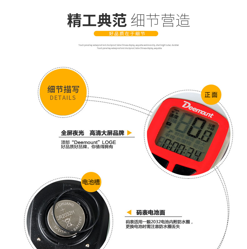 Tableau de bord vélo DEEMOUNT - Ref 2439465 Image 14