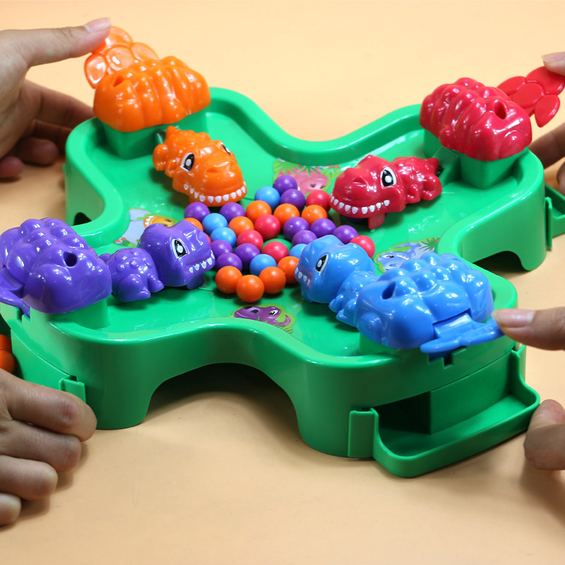 Frog - eating Frog - dinosaur toys Frog Eat bean multi - man tables toys boy and girl - child interaction game game