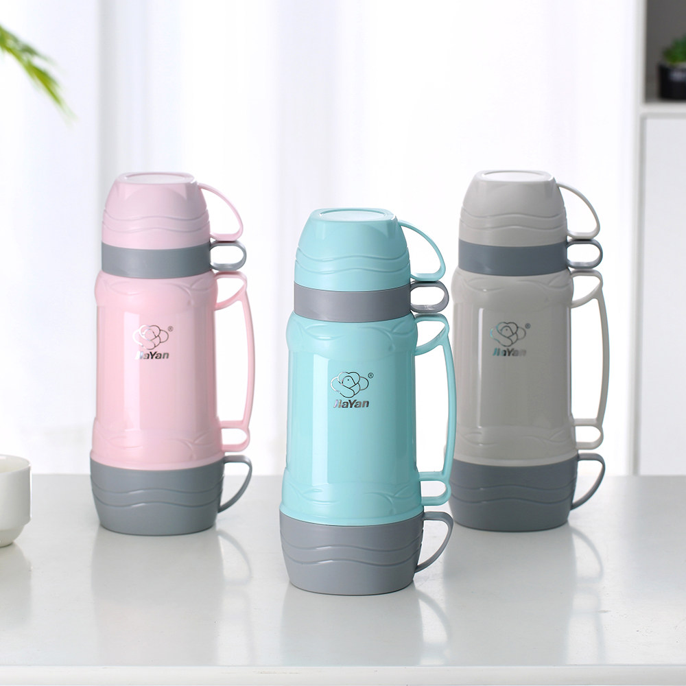 Jia Yan Hot Water Bottle Household with a large capacity warm bottle for students with glass intra-glass bile office