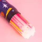Разноцветная световая палочка, мигающий флуоресцентный браслет, игрушка