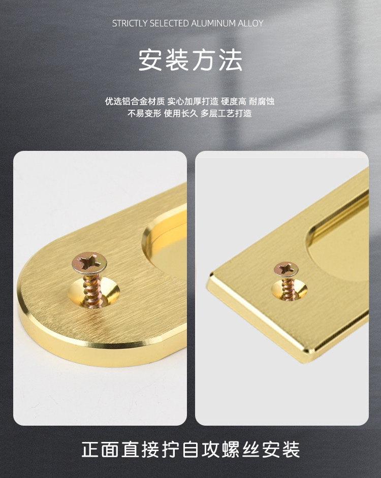 Невидимая рука 移门把手免打孔推拉门拉手厨门谷仓门掩门玻璃门明装180长推门手