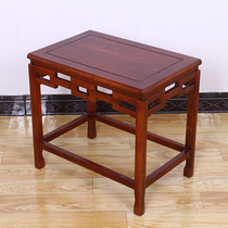 Solid wood sofa side table living-room small tea table elm wood edge a few corners a few Chinese table minimalist side cabinet rectangles