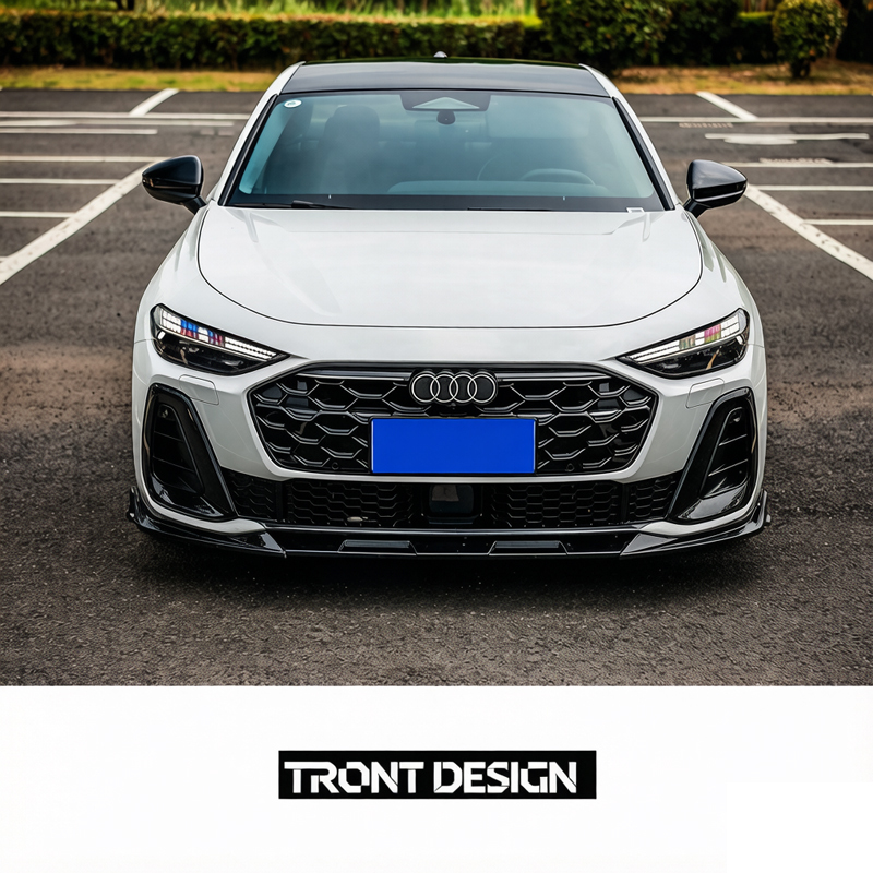 Suitable for Faw Audi A5L Modification Tront Black Warrior Front Lip, Side Skirts, Rear Lip, Rear Wing