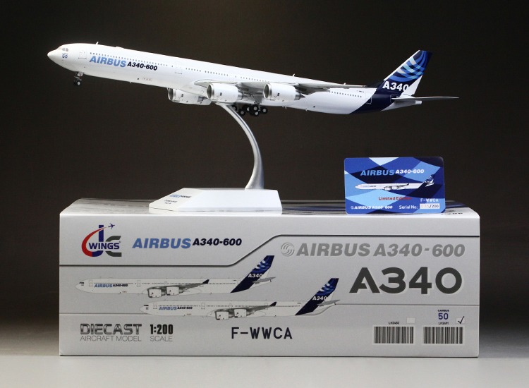 JC Wings 1:200 ハウスカラー A340-600 F-WWCA Super Rare)1:200 JC Wings* Airbus House Color A340-600 F