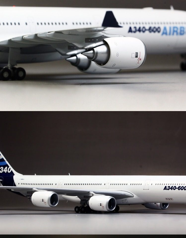 JC Wings* 1:200 Airbus House Color A340-600 F-WWCA Aircraft Model
