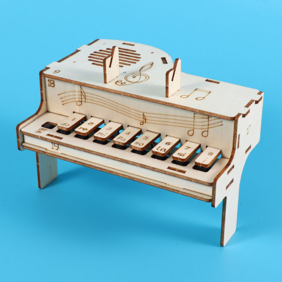 Electronic Piano for Elementary School Students, a Small Science and Technology Project That Can Make Sounds and Be Played, a Science Experiment Steam Teaching Tool