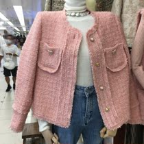 iwt Xiangfeng coat womens 2021 new womens loose autumn and winter fashion tweed cardigan Joker top