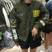 bobo1972 down jacket womens 2021 new womens loose embroidery letters winter fashion European station coat women