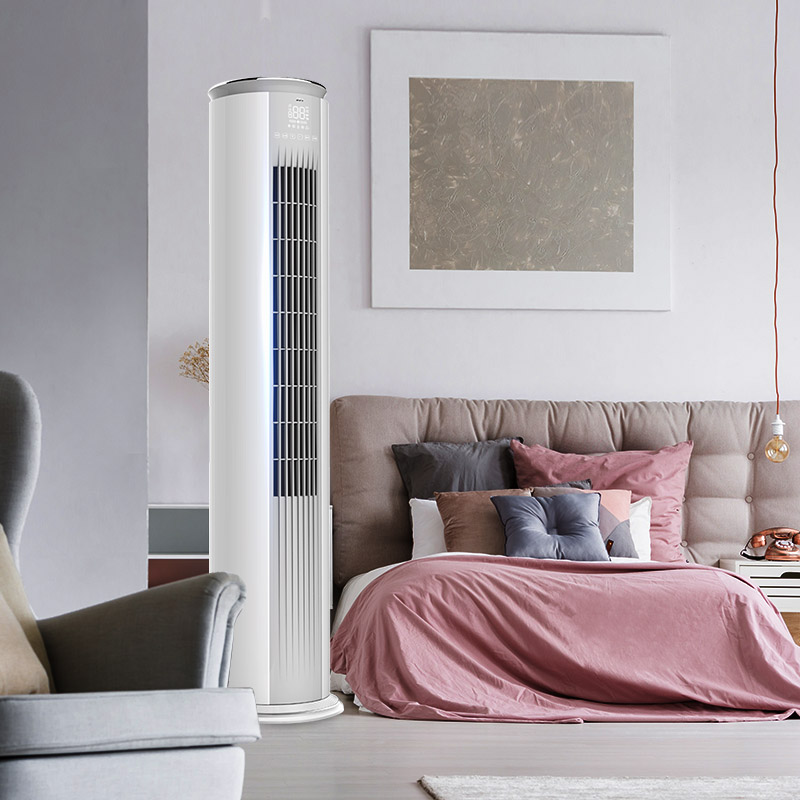 TCL large 3 HP p class energy efficiency vertical variable frequency air conditioning cabinet machine Cylindrical soft wind household living room energy saving 72MT2