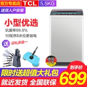 TCL XQB55-36SP 5,5kg hộ gia đình ký túc xá sinh viên mini máy giặt bánh xe sóng nhỏ - May giặt