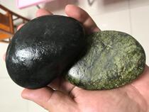 Tibetan Tibetan Jade Linzhi Hidden Treasure Meteorite Snake Pattern Jade Medicine King Stone Healthy Tea 58 Two Randomly Delivered
