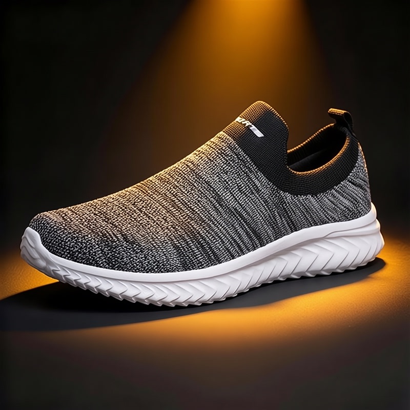 Men's Shoes for Autumn, Slip-On Shoes Without Laces, Trendy Men's Shoes, Versatile Sports Casual Cloth Shoes Without Laces