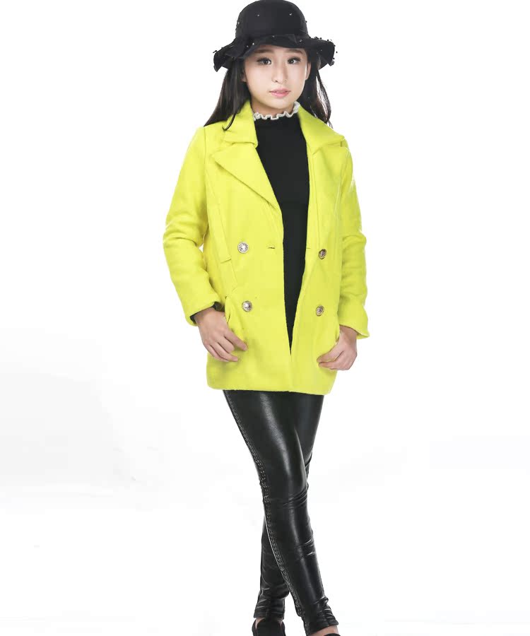 Manteau pour fille en laine - Ref 2161661 Image 8