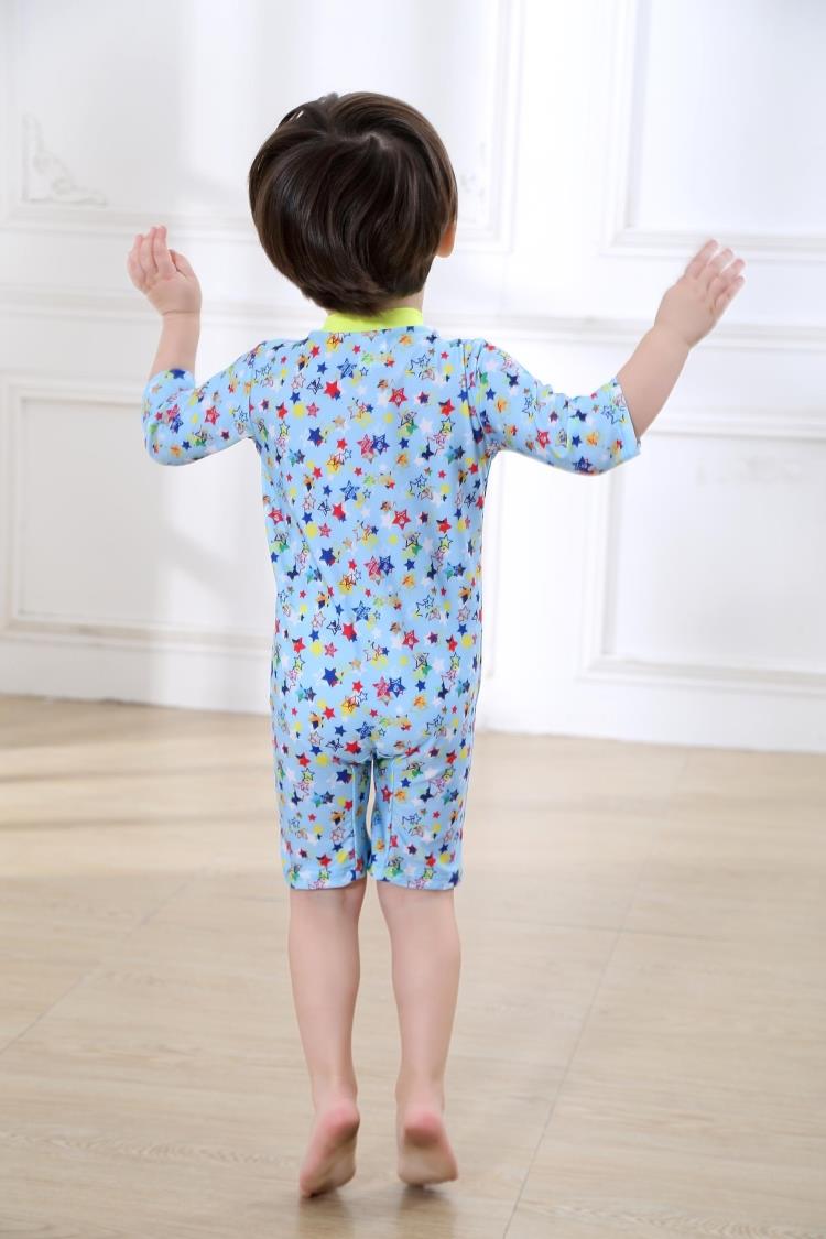 Đồ bơi cho trẻ em Trẻ em Trẻ em Liên hợp Hàn Quốc Kem chống nắng kỳ nghỉ dễ thương cho trẻ sơ sinh - Bộ đồ bơi của Kid đồ bơi tay dài cho bé gái