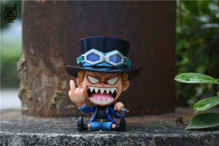 (Li Xiaoxi's younger brother) MINI Grass Clay Horse Genre Treasure Sea Thief King Limited Model Statue Gk