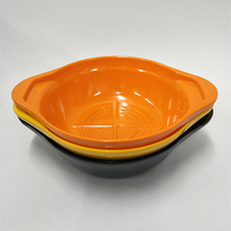 Claypot rice casserole bottom with ears casserole braised chicken rice pot anti-hot bottom orange Green Black