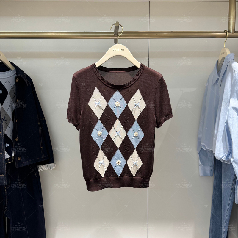 Seifini 2026 Spring Sweater 3H4131882 Knitted Sweater Pullover 3H4131881