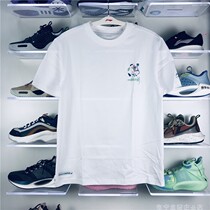 Li Ning T-shirt 2021 summer new sports fashion series men trend short sleeve culture shirt AHSR073