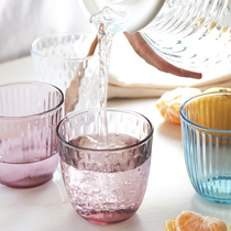 Italian original imported Nordic colored glass cup ins breakfast cup household set drinking cup heat-resistant tea cup