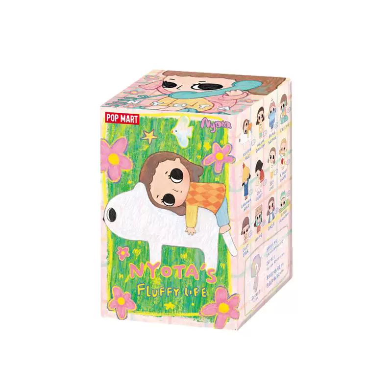 POPMART Nyota soft life series trendy and cute gift ornaments blind box figures