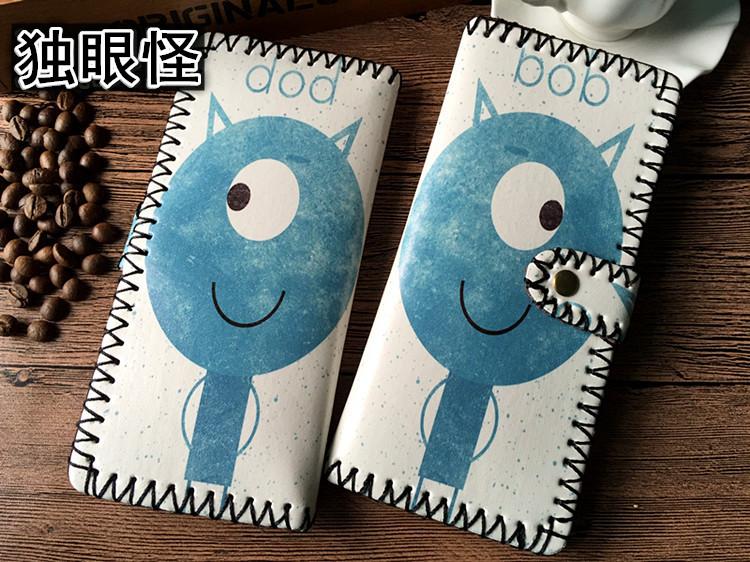 Ví nữ dài nhiều ví cá tính ví nữ sinh viên retro Hàn Quốc em gái mềm graffiti dễ thương ví vui ví cầm tay nam lv