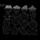 Новые 16 моделей не повторяют сверкание мигающего порошкового зазора, круглый крем -крем -крем для крема ручной работы, декоративные брелки, висеть