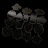 Новые 16 моделей не повторяют сверкание мигающего порошкового зазора, круглый крем -крем -крем для крема ручной работы, декоративные брелки, висеть