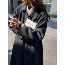 5siss temperament 100 hitch wool double-sided Son Coat Woman 2022 Winter small sub medium long fur coat