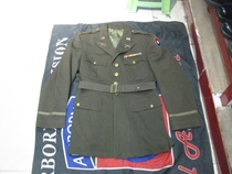 Molguo Vintage World War II ARMY Dress Tops Sauce Color Heavy 40S Made by Molguo 7 8 New